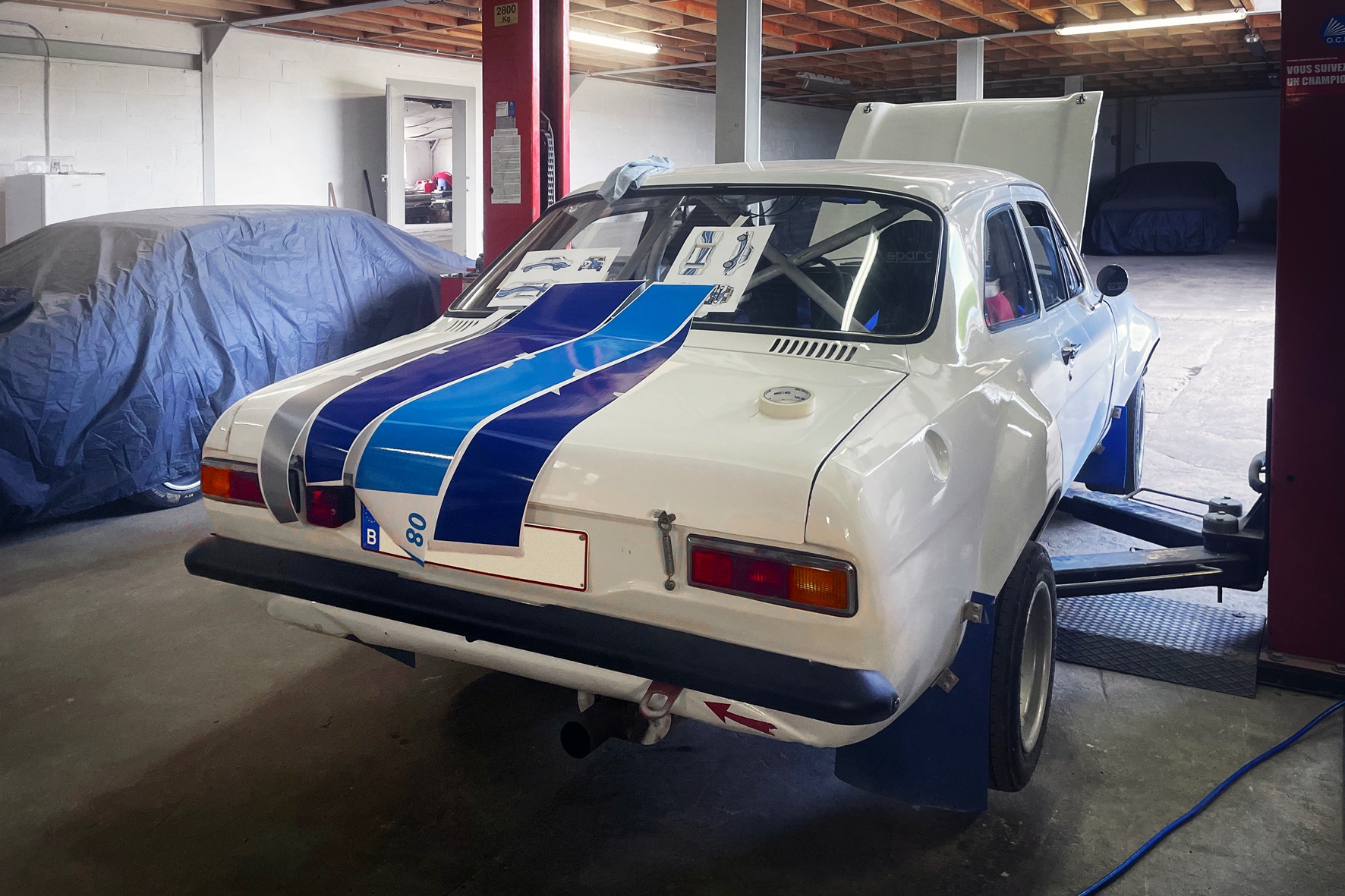 placement sur le véhicule